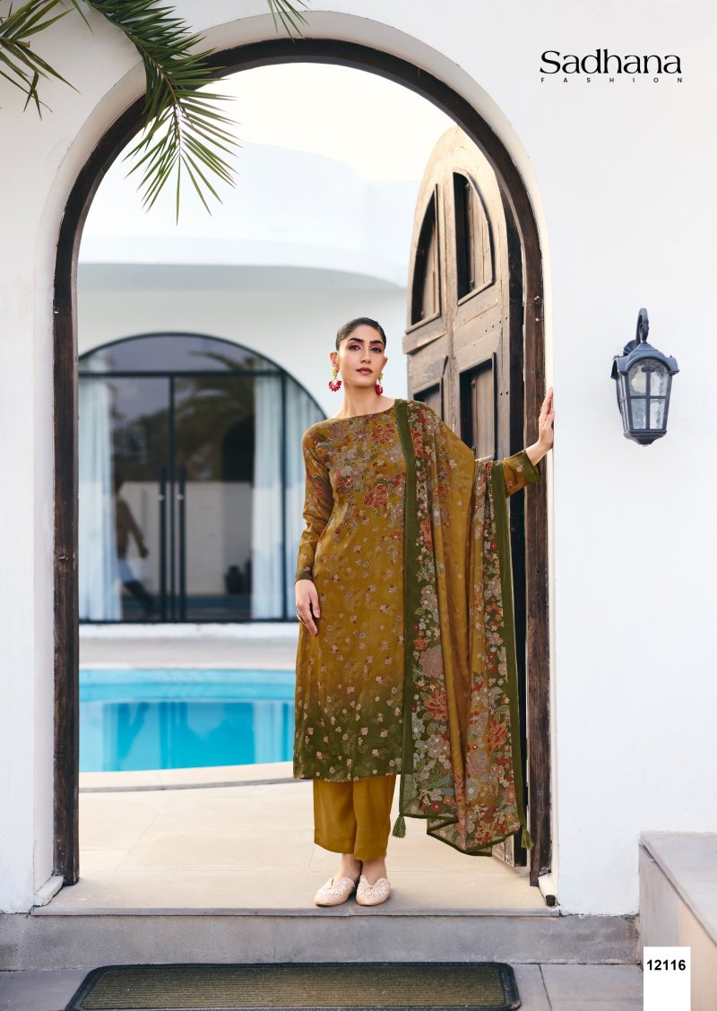 Ether Vol 2 By Sadhana Viscos Pashmina Dress Material 